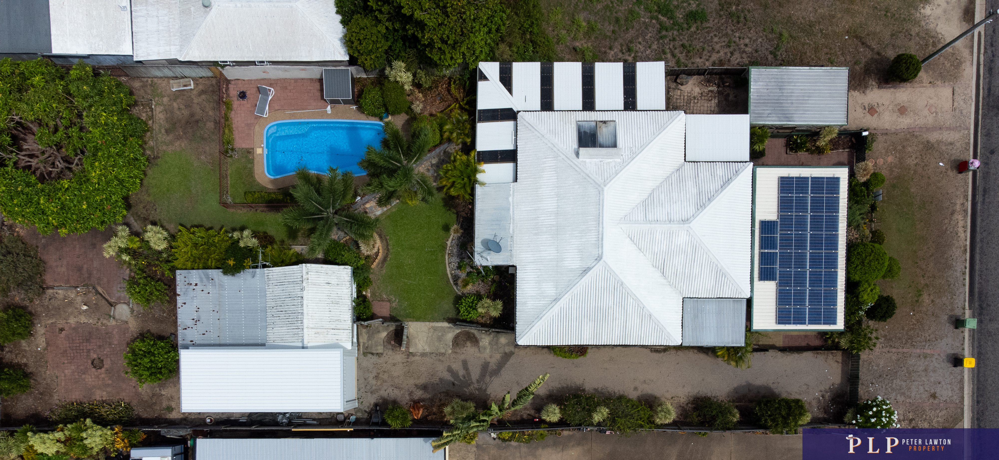 Versatile Coastal Home with Pool, Shed, Solar & Income Potential!